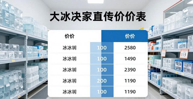 大冰块批发厂家怎么选？济南直供渠道靠谱吗