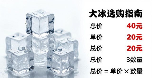 大冰块价格到底怎么算？济南冰块选购指南