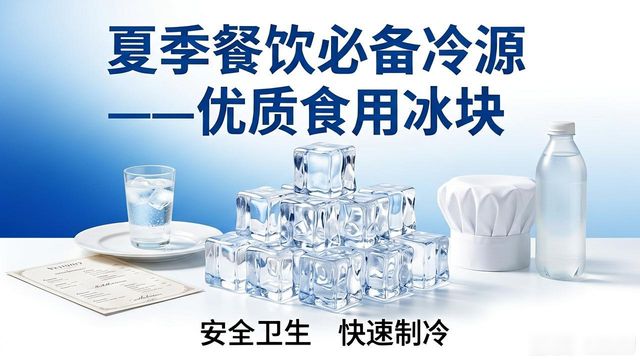 餐饮食用冰块供应商选择_食用冰块与普通冰块区别_济南食用冰块销售